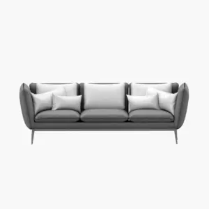French Grey End Table